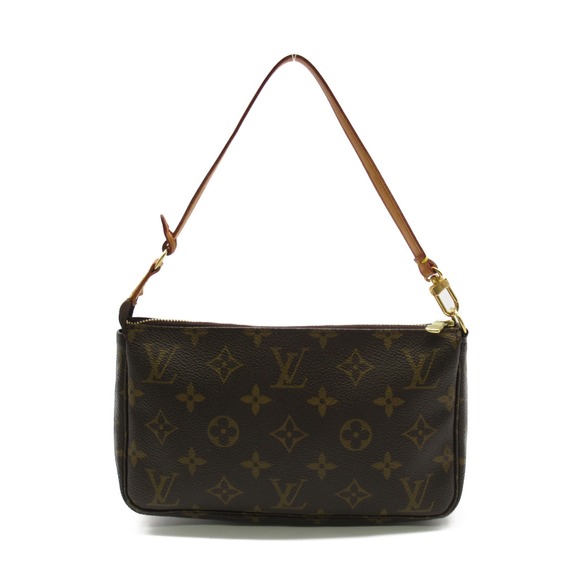 Louis Vuitton Pouch Brown Pochette Monogram Accessoire - Picture 1 of 10